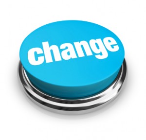 Change - Blue Button